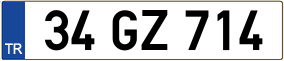 Truck License Plate